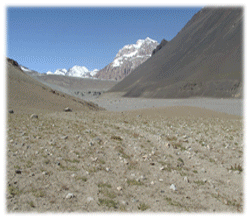 Upper Shyok river valley