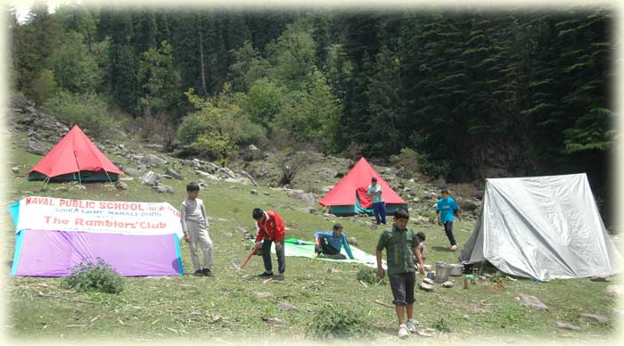 Camping in Himalaya Photo