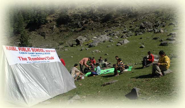 Camping in Himalaya Photo