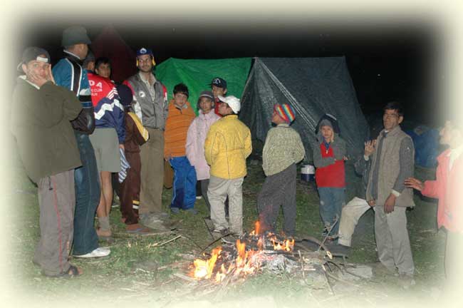 Camping in Himalaya Photo