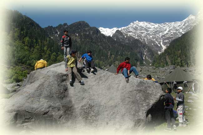 Camping in Himalaya Photo