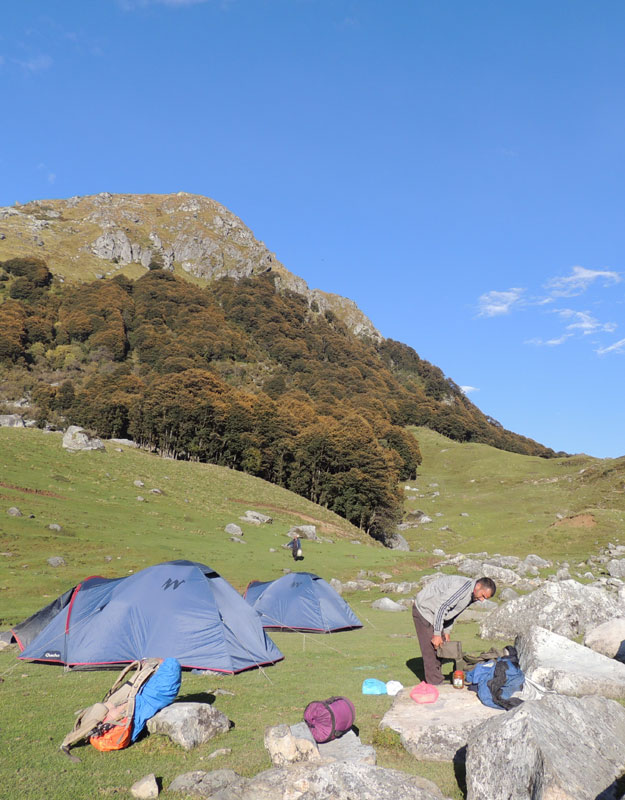 Camping in Himalaya Photo