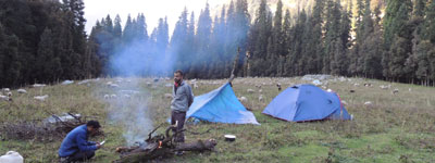 Camping in Himalaya Photo