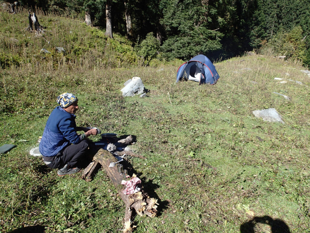 Camping in Himalaya Photo