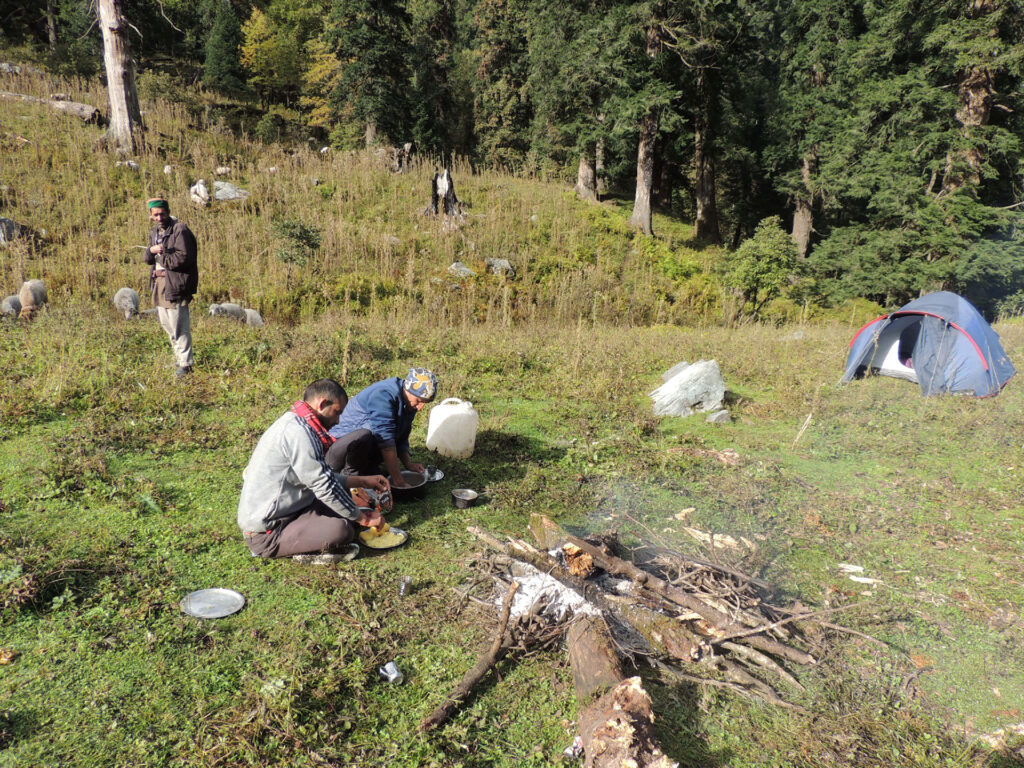 Camping in Himalaya Photo