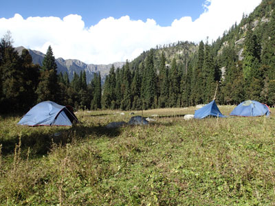 Camping in Himalaya Photo