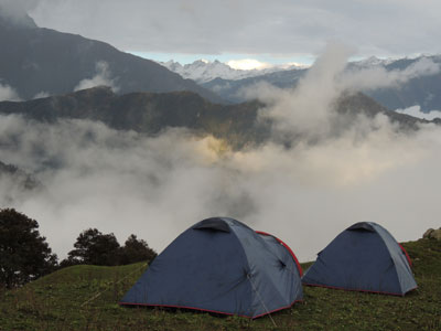 Camping in Himalaya Photo